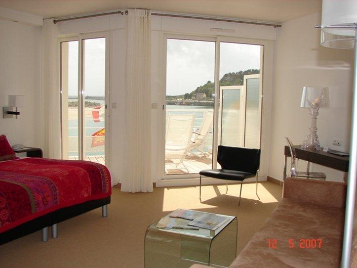Hotel La Marine Barneville-Carteret Rum bild